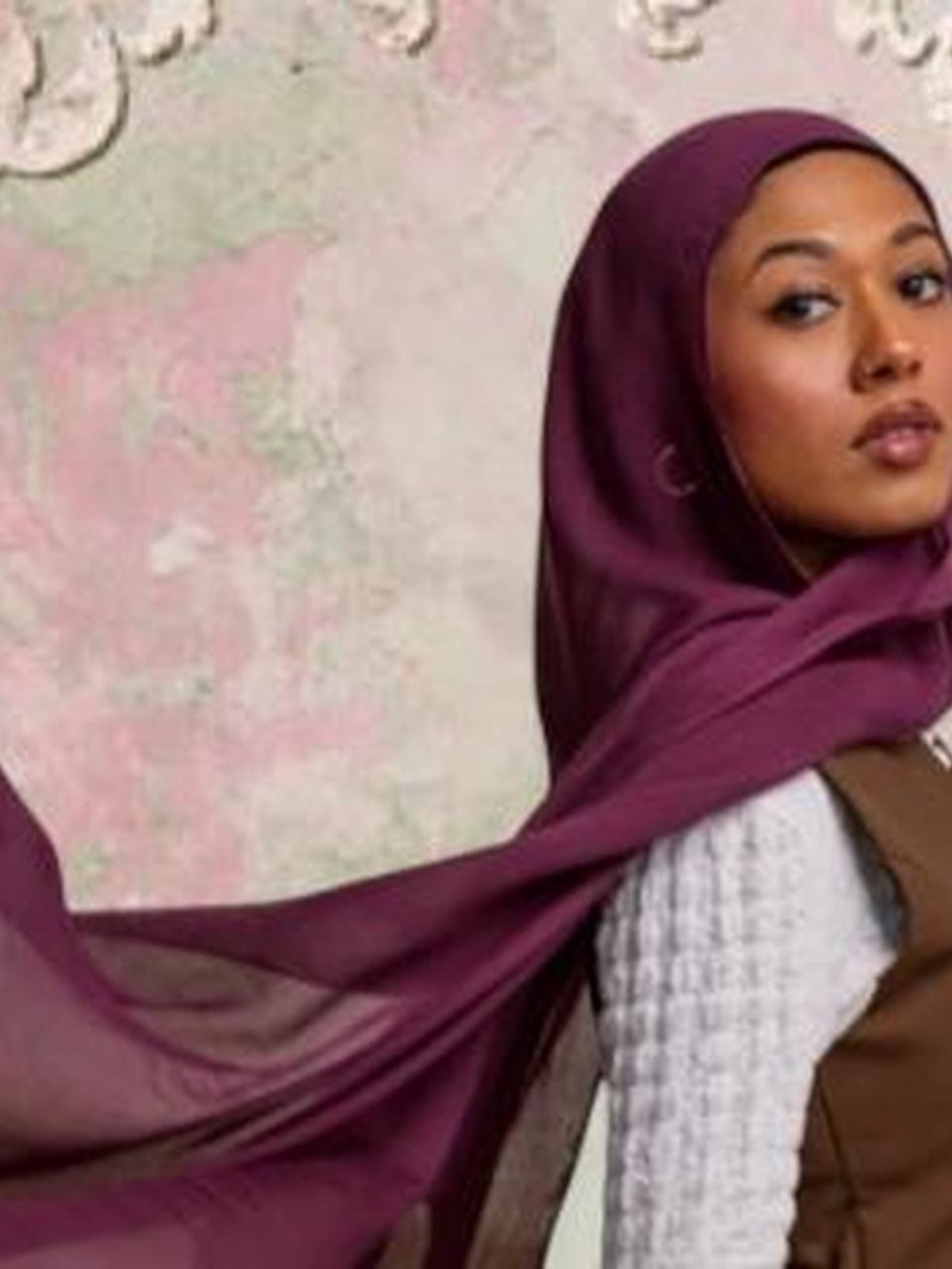 New | Original VELA Wild Berry Woven Modal Scarf/Hijab